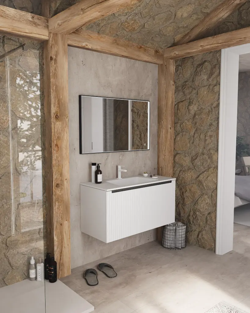 Foix 100 blanco A medida Encimera Cut Grifo Kool blanco.webp