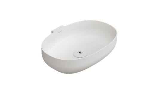 Lavabo Sobre encimera Rosette ovalado
