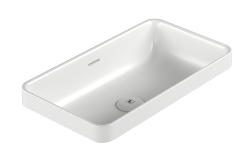 Semiencastre Rosette rectangular 58