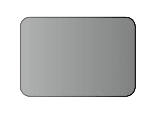 Marco negro rectangular